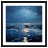 Midnight Blue Moonlit Seascape thumbnail