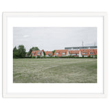 Red roof houses in the green field thumbnail