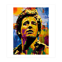 Bruce Springsteen Colorful abstract (Print Only)