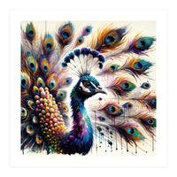 Peacock Feather Splendor (Print Only)