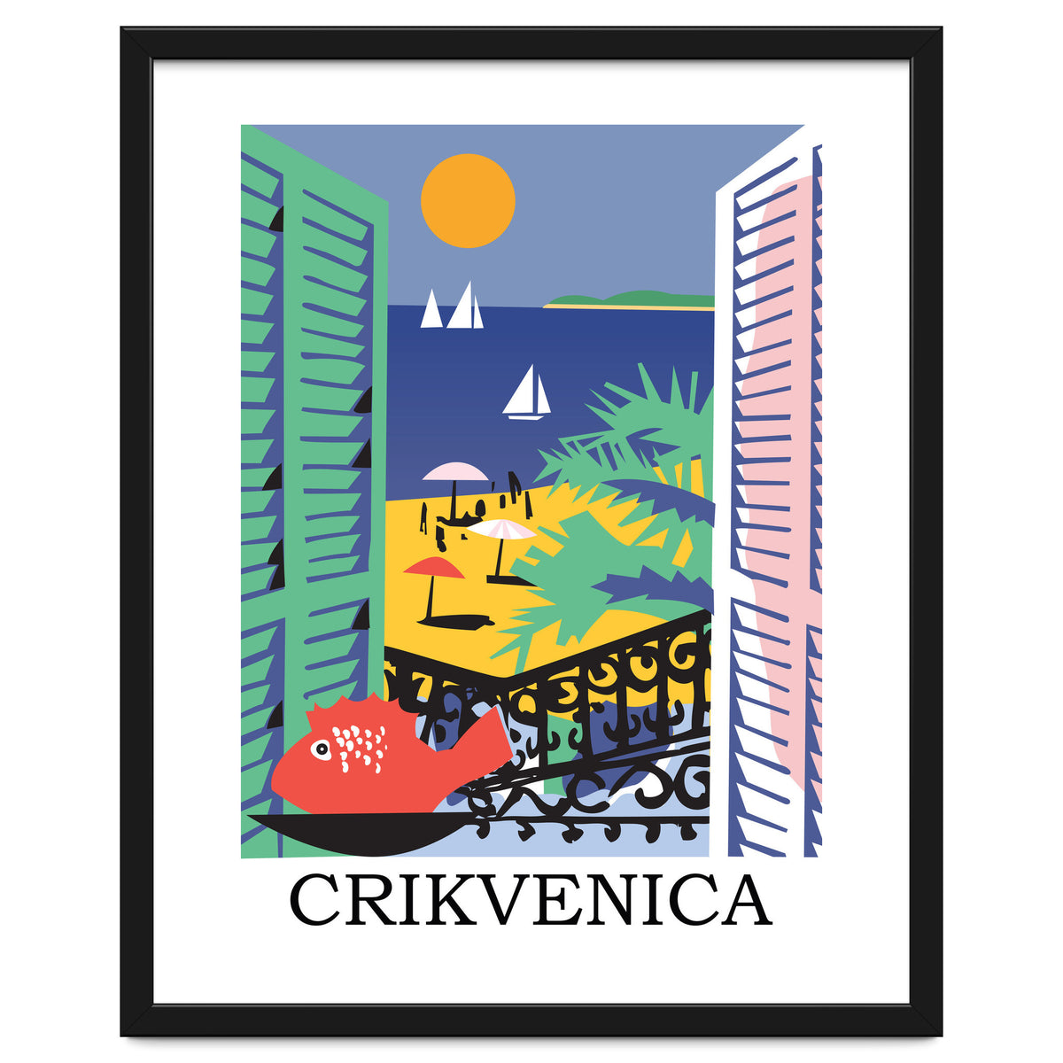 Crikvenica, View From a Window