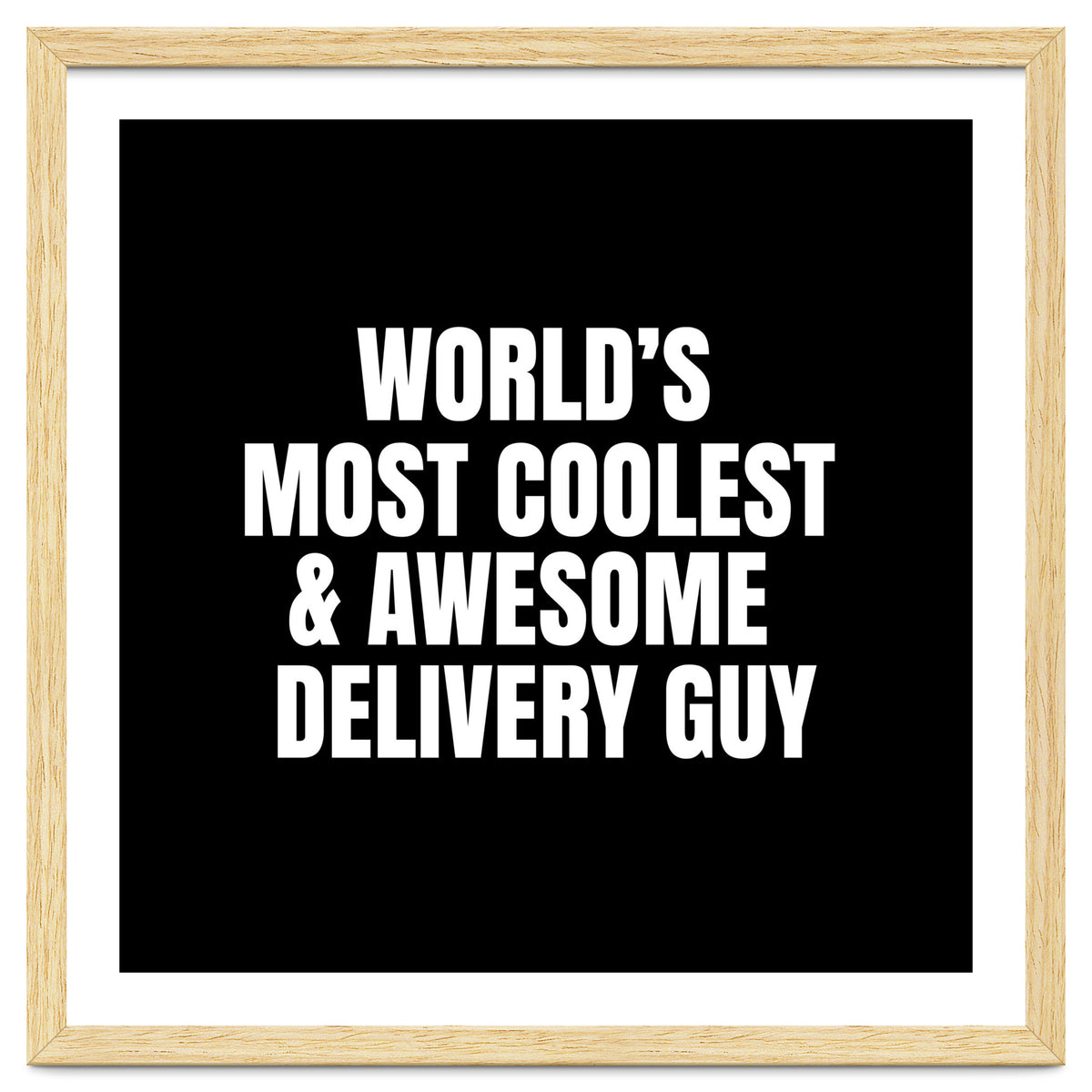 World's most coolest and awesome delivery Guy