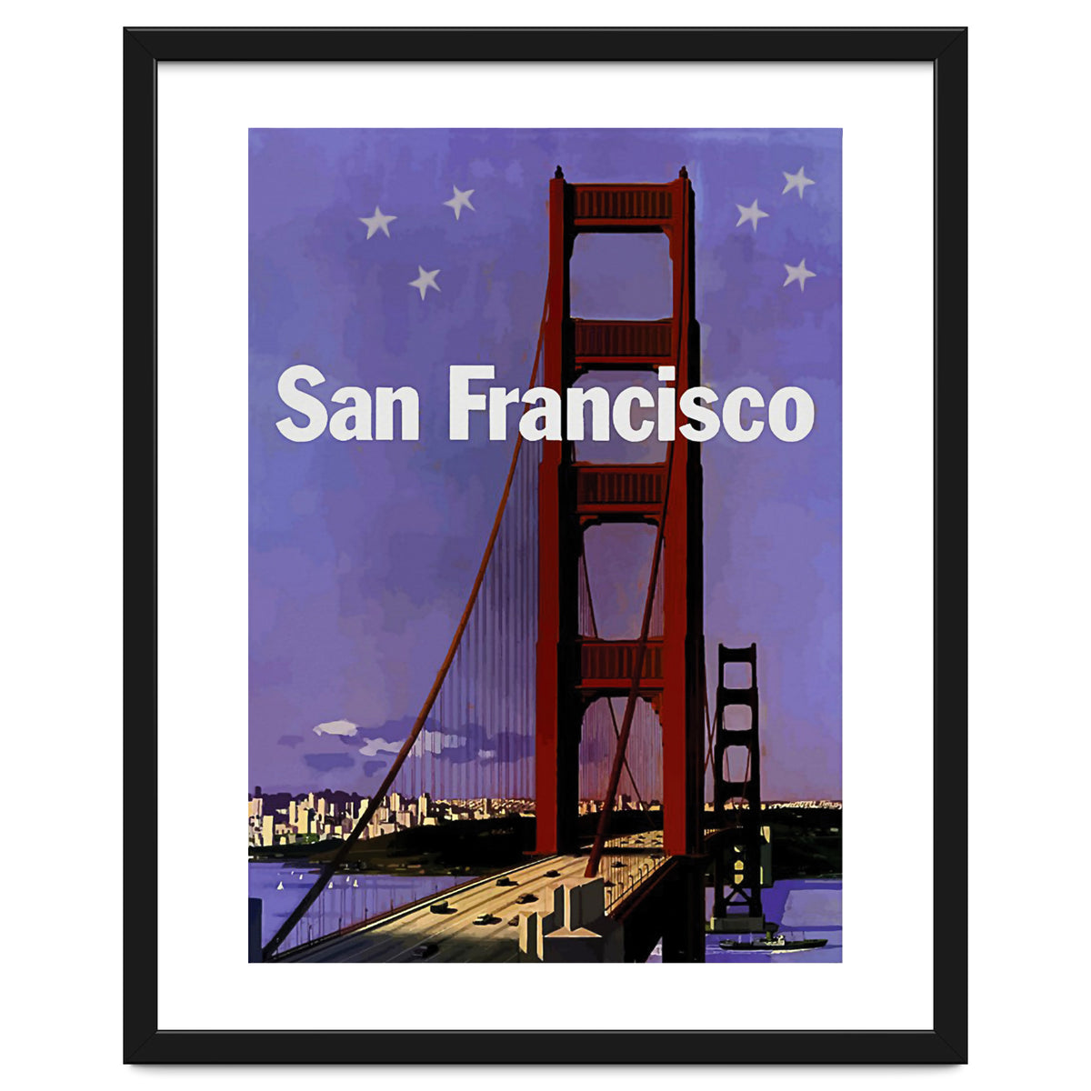 Gold Gate at Night, San Francisco