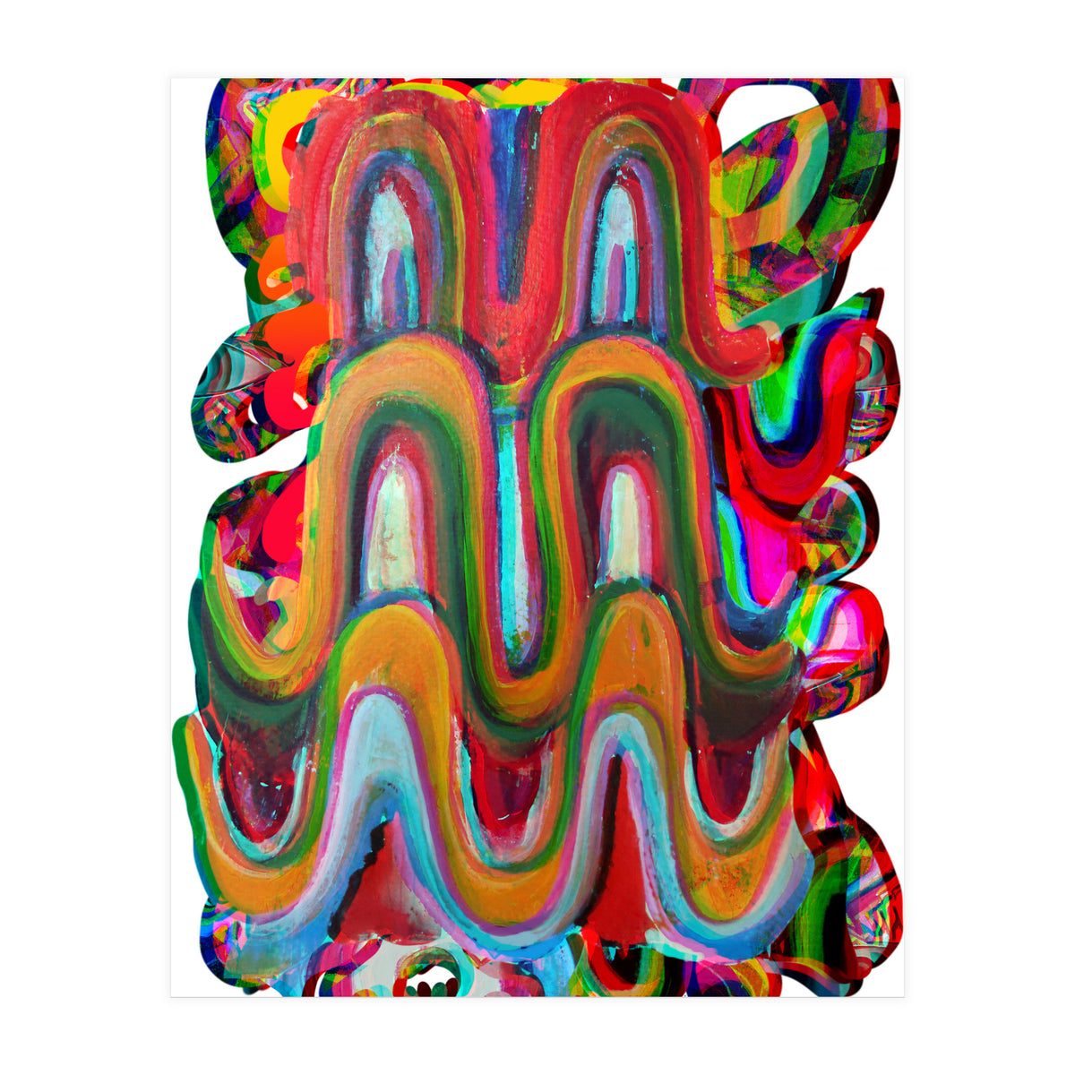 Pop Abstract Asimetrico 38 Copia (Print Only)