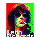 Keith Richards Pop Art WPAP (Print Only) thumbnail
