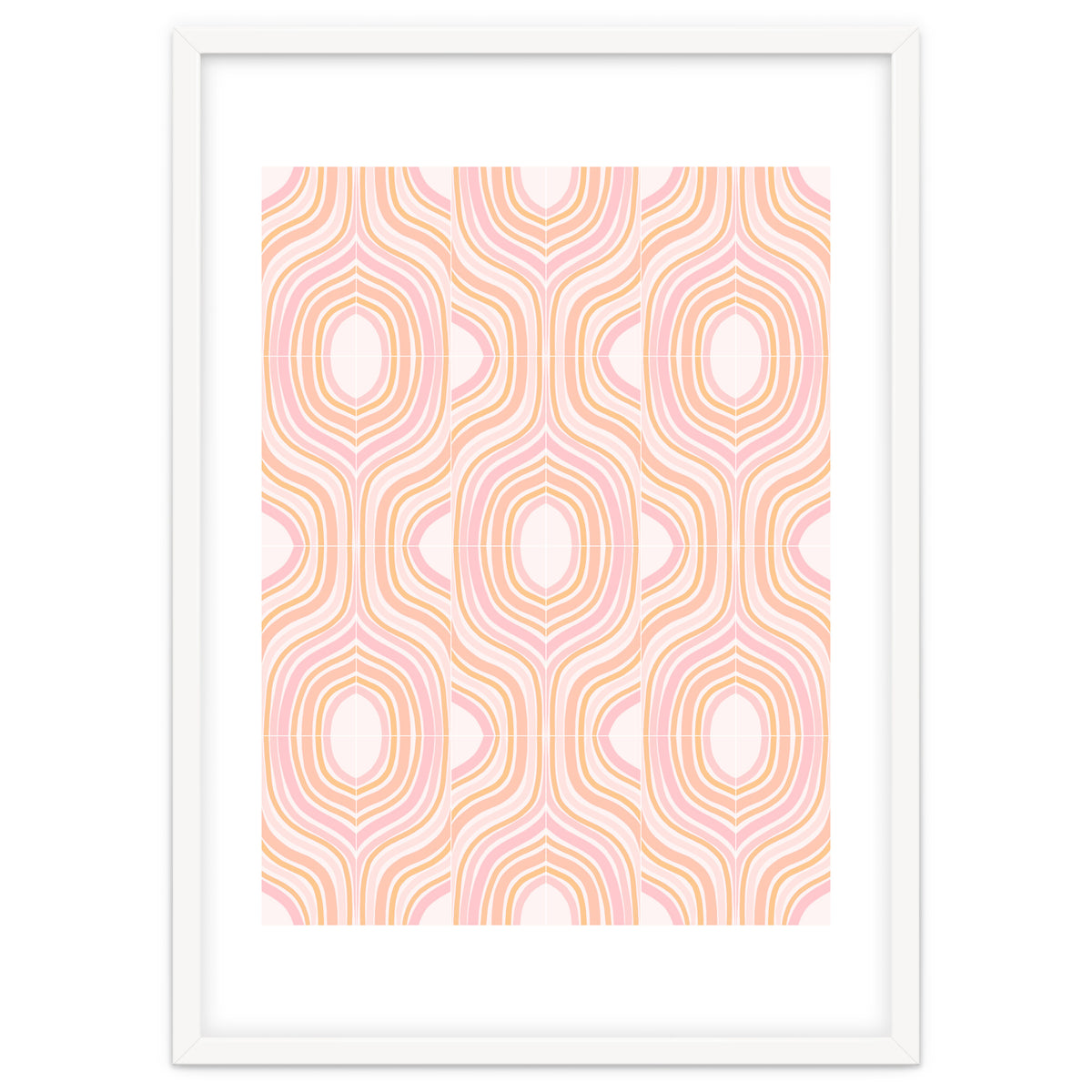 Peachy Marbled Tiles