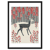 Fawn in a Winter Landscape thumbnail