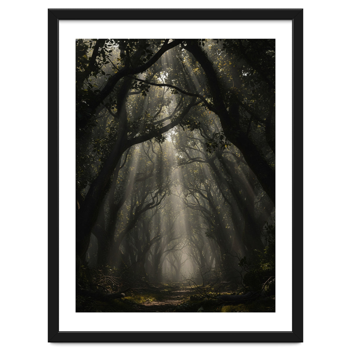 Enchanted Canopy: Mystical Forest Path