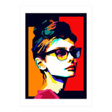 Audrey Hepburn Hollywood Star Pop Art WPAP (Print Only) thumbnail