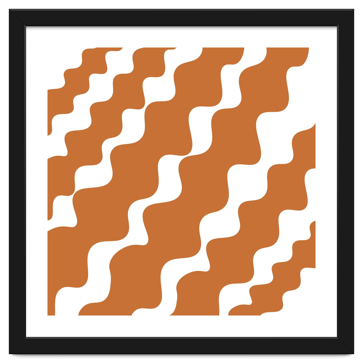 Brown Wavy Pattern