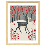Fawn in a Winter Landscape thumbnail