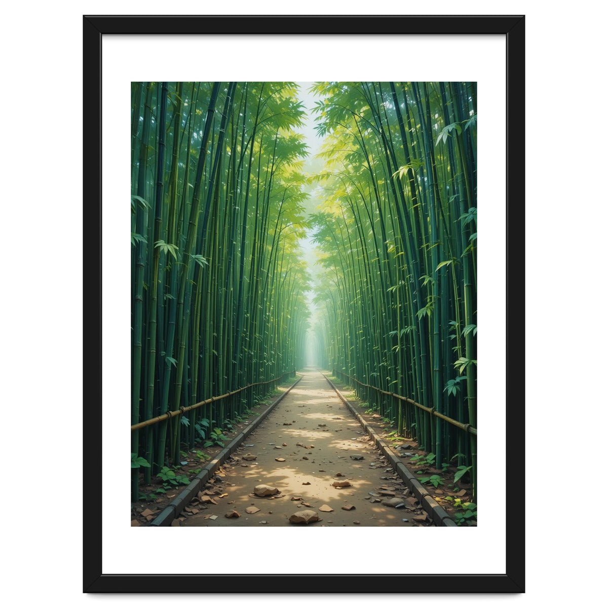 The Emerald Path: A Sun-Drenched Journey