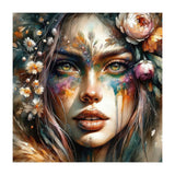 Floral Forest Druid Woman Portrait (Print Only) thumbnail