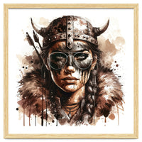Modern Viking Woman Portrait