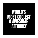 World's most coolest and awesome attorney (Print Only) thumbnail