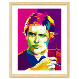 Alain Delon Retro Art WPAP thumbnail