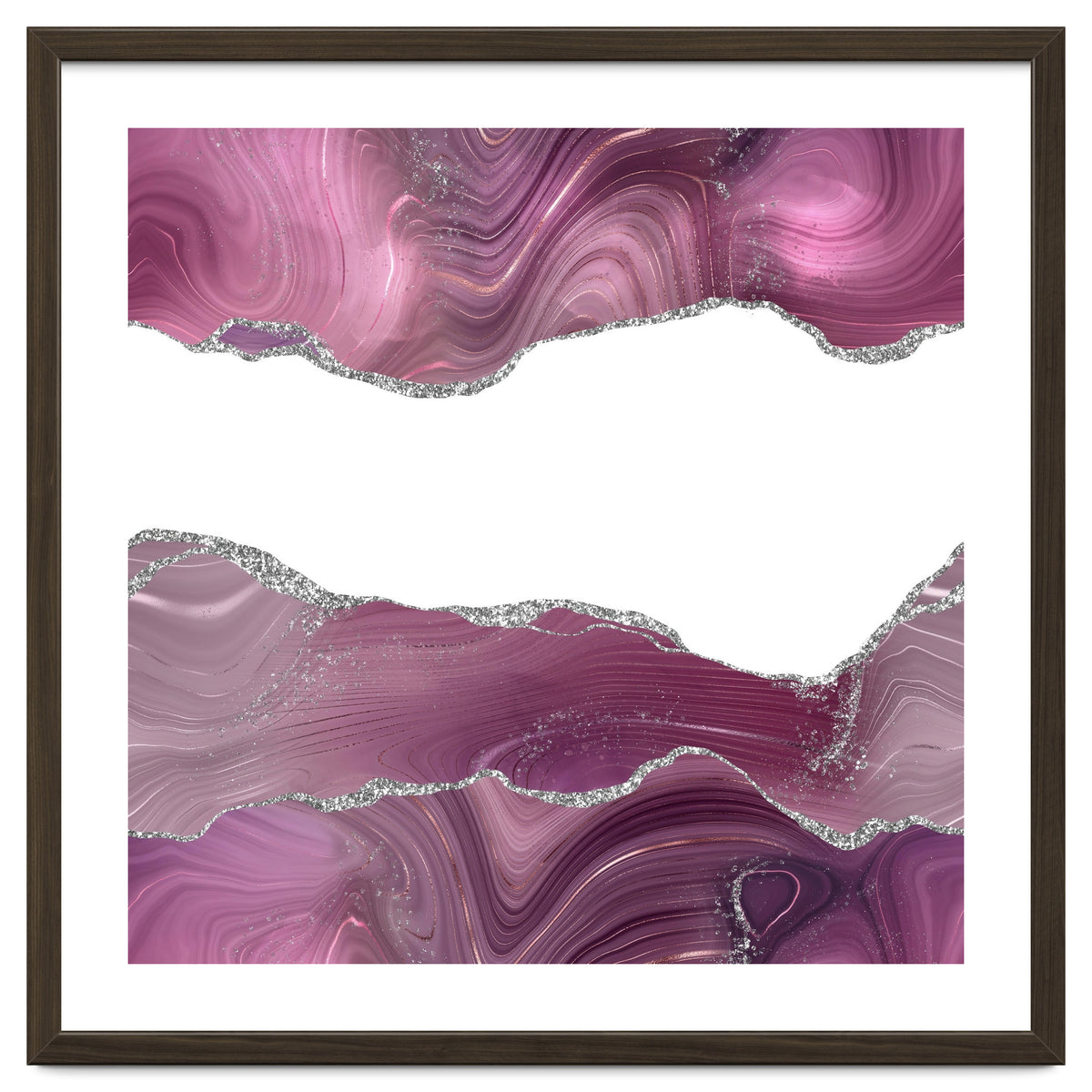 Mauve & Silver Agate Texture 08