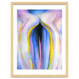 Georgia O’Keeffe – Grey Line with Black, Blue and Yellow (1923) | Elegant Abstract Modernist Composition with Bold Color Contrast thumbnail
