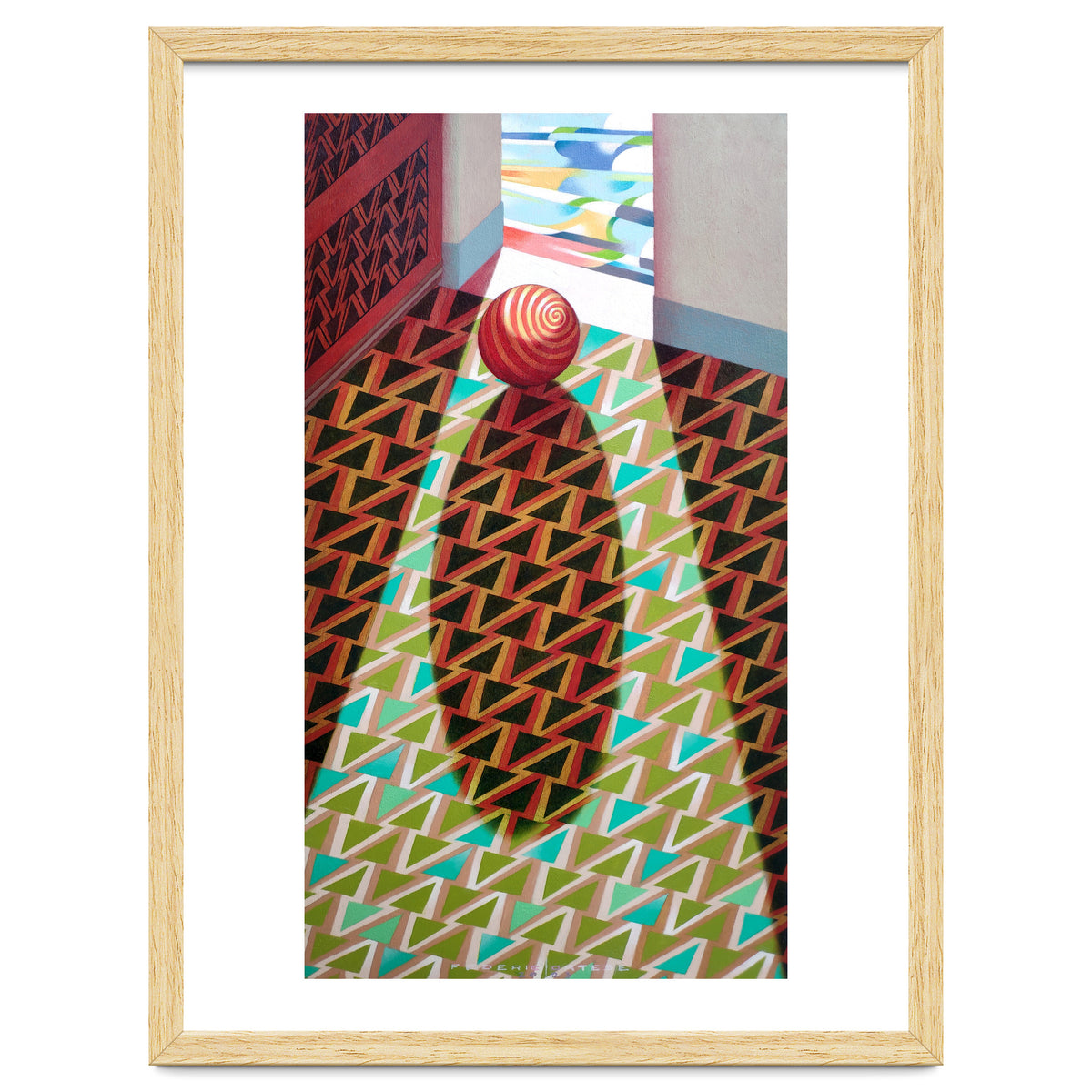 The entrance of the church