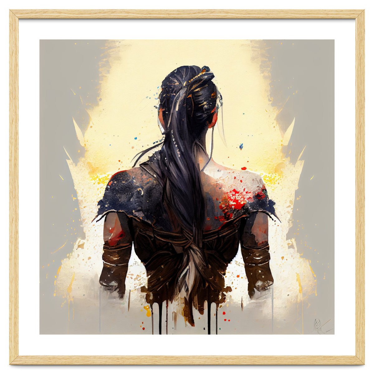 Powerful Warrior Back Woman #1