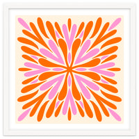 Symmetry Petals - pink and orange