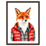 Dapper Fox Portrait Puffer Wild Fashion thumbnail
