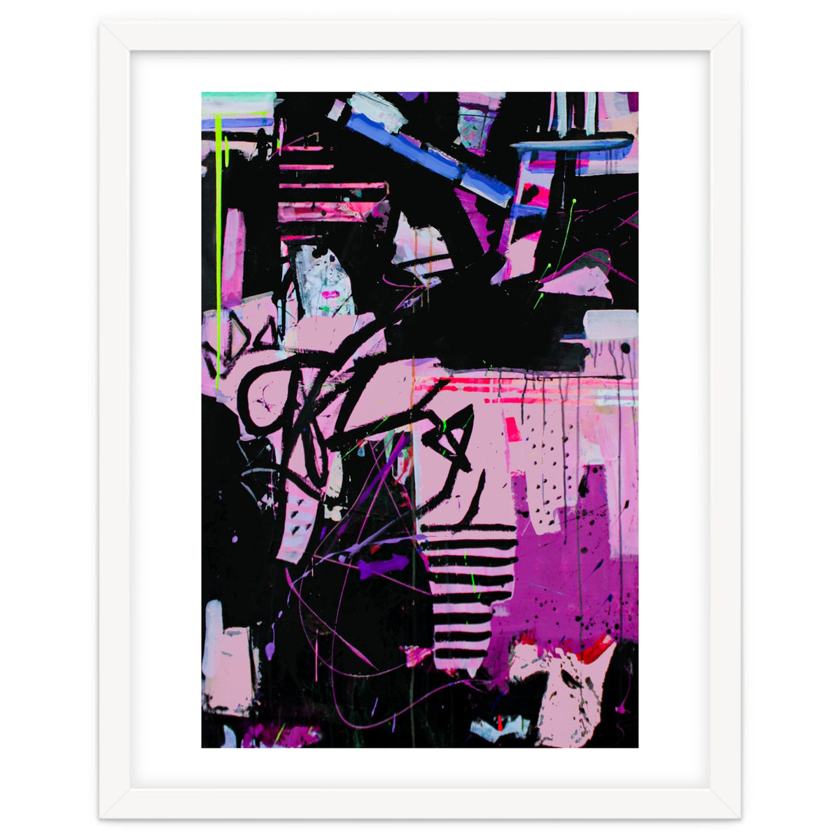 Wild Child Abstract Acrylic Colorful Arthaus Michelle Williams