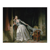 Jean-Honoré Fragonard – The Stolen Kiss | Elegant Rococo Romance & Secret Intimacy (Print Only) thumbnail