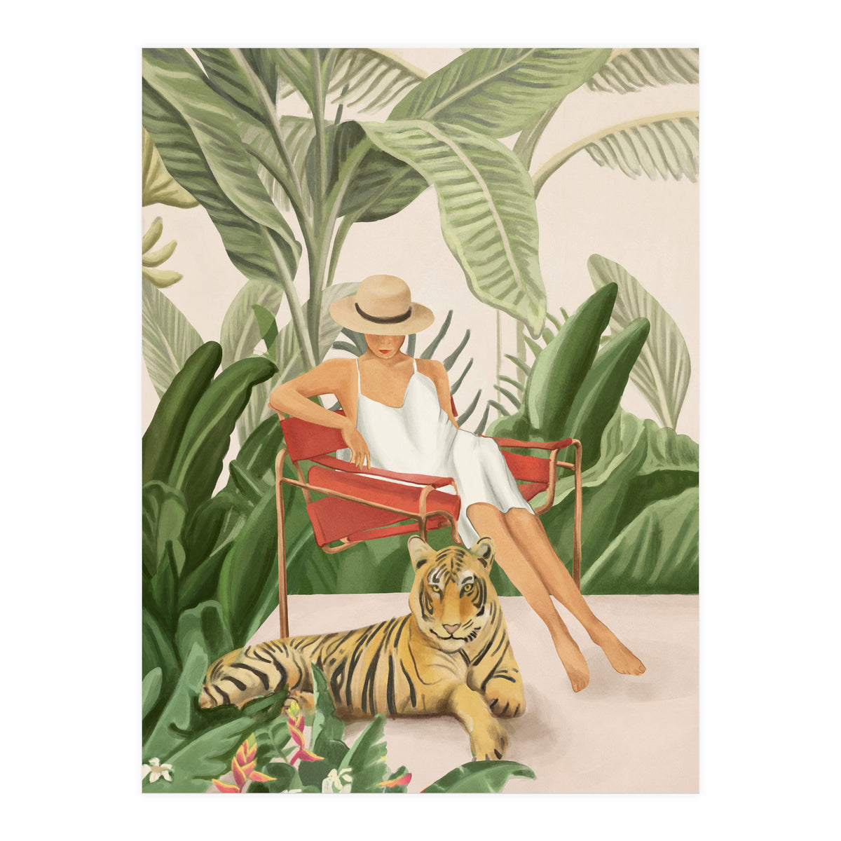 The Lady And The Tiger II (Print Only)