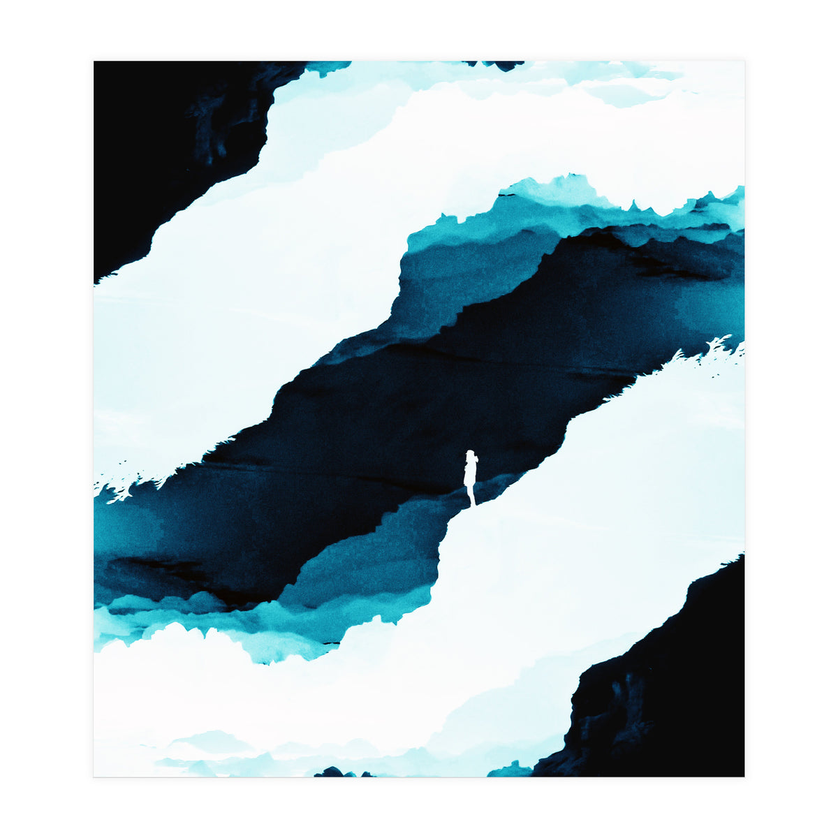 Teal Isolation (Print Only)