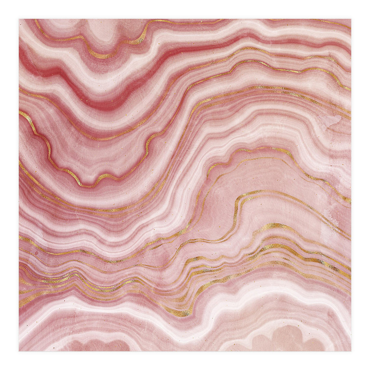 Pink Agate Texture 09  (Print Only)