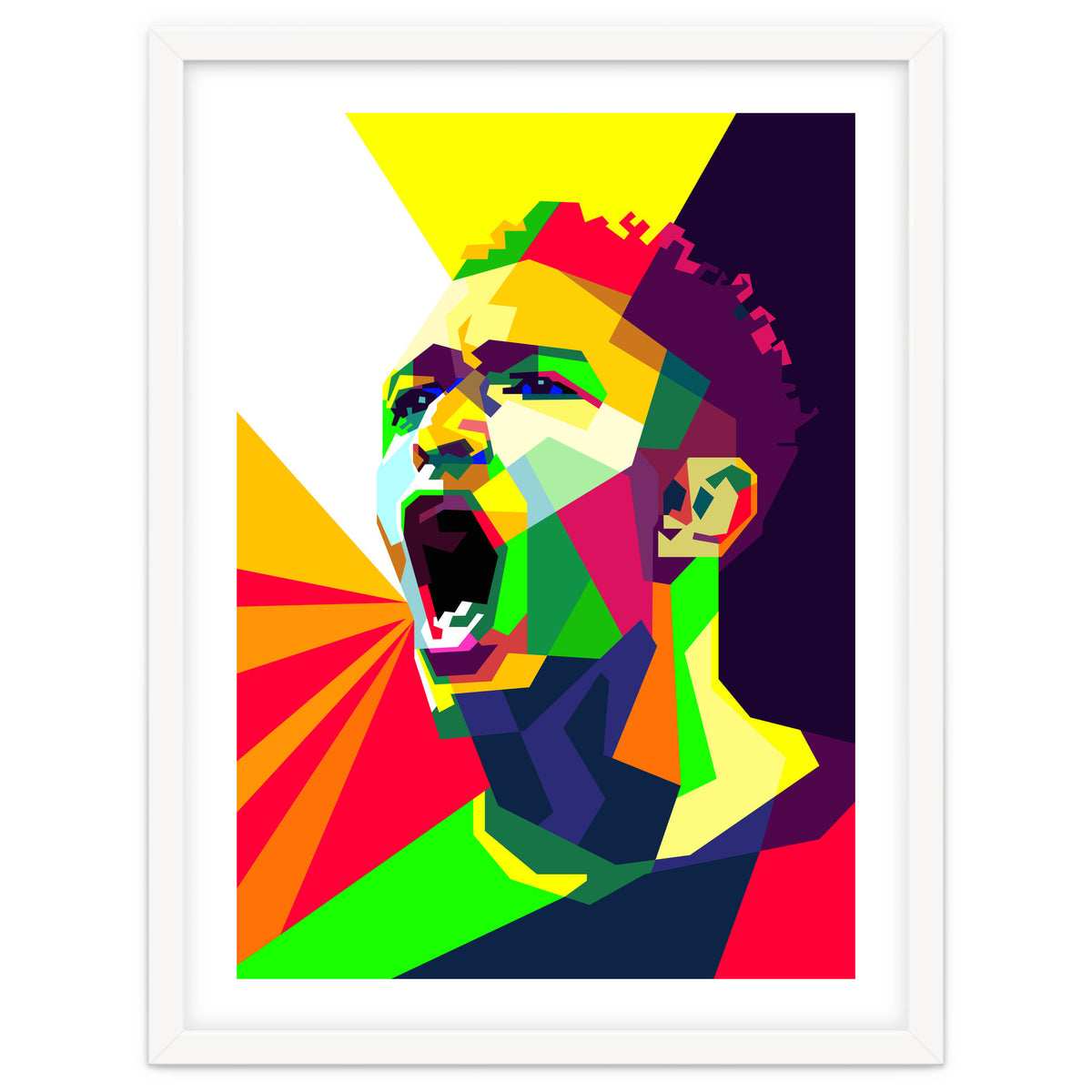 Jude Bellingham Football Pop Art WPAP