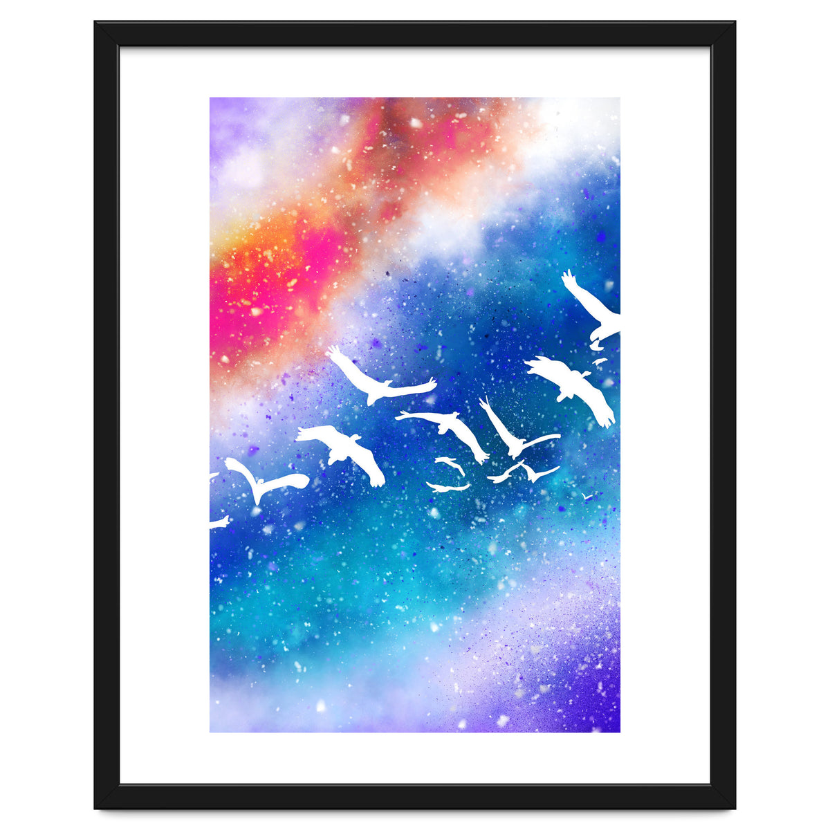 Spread Your Wings, Birds Freedom Fly Painting