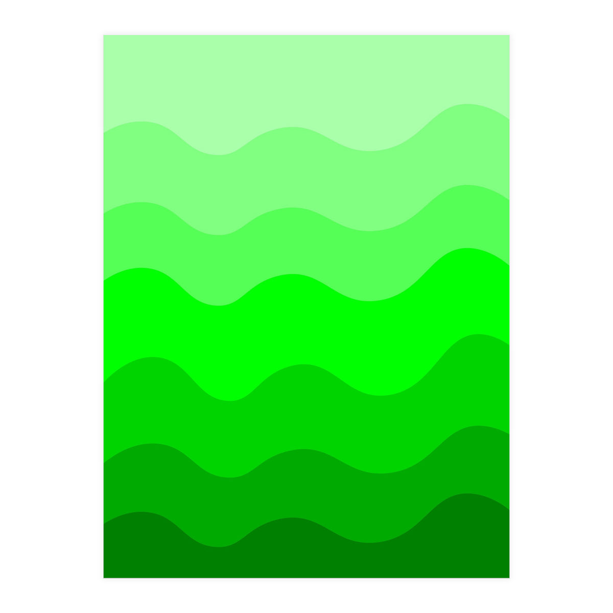Green gradient design (Print Only)