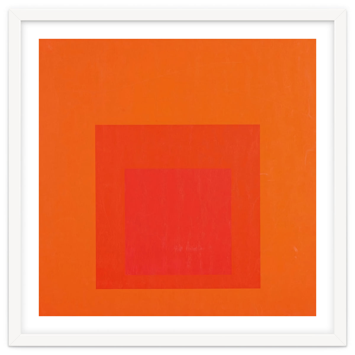 JOSEF ALBERS - HOMAGE TO THE SQUARE RED