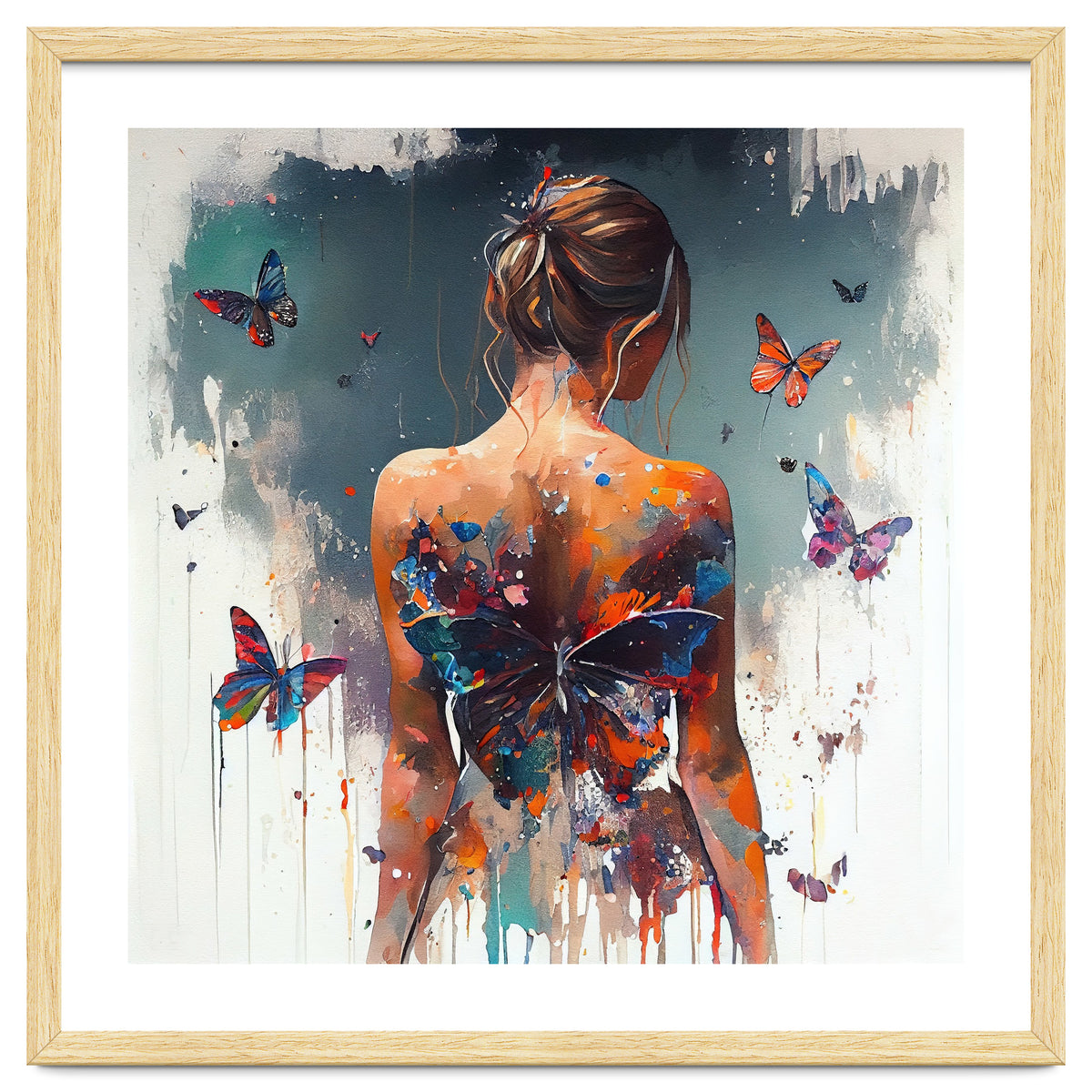 Powerful Butterfly Woman Body #4