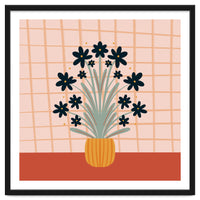 Floral Vase Orange