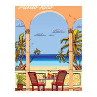 View on Puerto Rico Coast (Print Only)