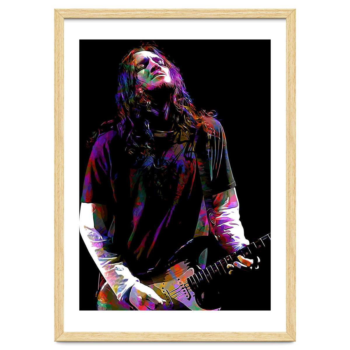 John Frusciante American Musician Guitarist Colorful