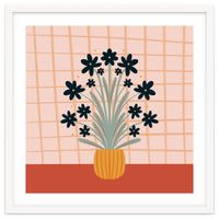 Floral Vase Orange