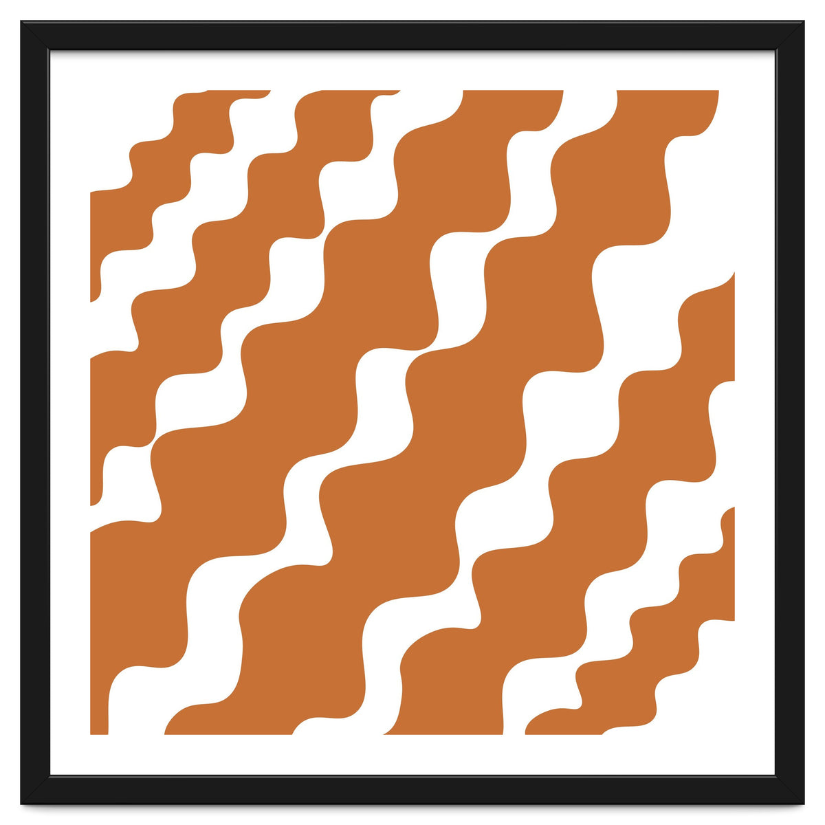 Brown Wavy Pattern