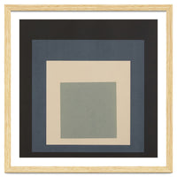 JOSEF ALBERS - HOMAGE TO THE SQUARE BEIGE GREY BLACK HIGH RESOLUTION