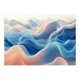 Ethereal Fluid Waves Abstract Art (Print Only) thumbnail