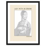 Lady With An Ermine – Leonardo Da Vinci Ascii Art thumbnail