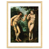 Peter Paul Rubens / 'Adam and Eve', c. 1597, Oil on panel, 180 x 158 cm. Pieter Paul Rubens.