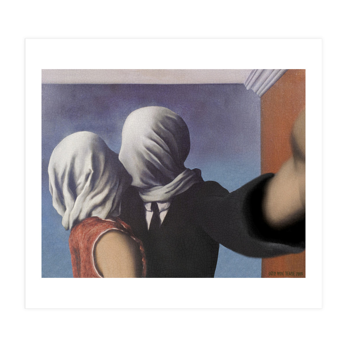 Lovers - Magritte - Selfie (Print Only)