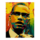 Malcolm X Colorful Abstract Art 2 (Print Only) thumbnail