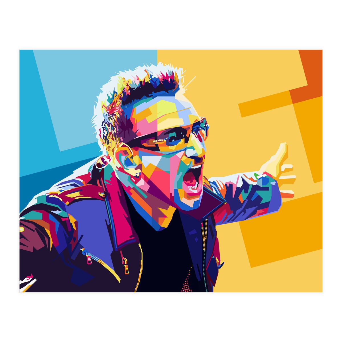 Bono Style WPAP (Print Only)