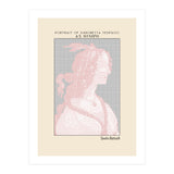 Portrait of Simonetta Vespucci as Nymph – Sandro Botticelli (ascii art)  (Print Only) thumbnail