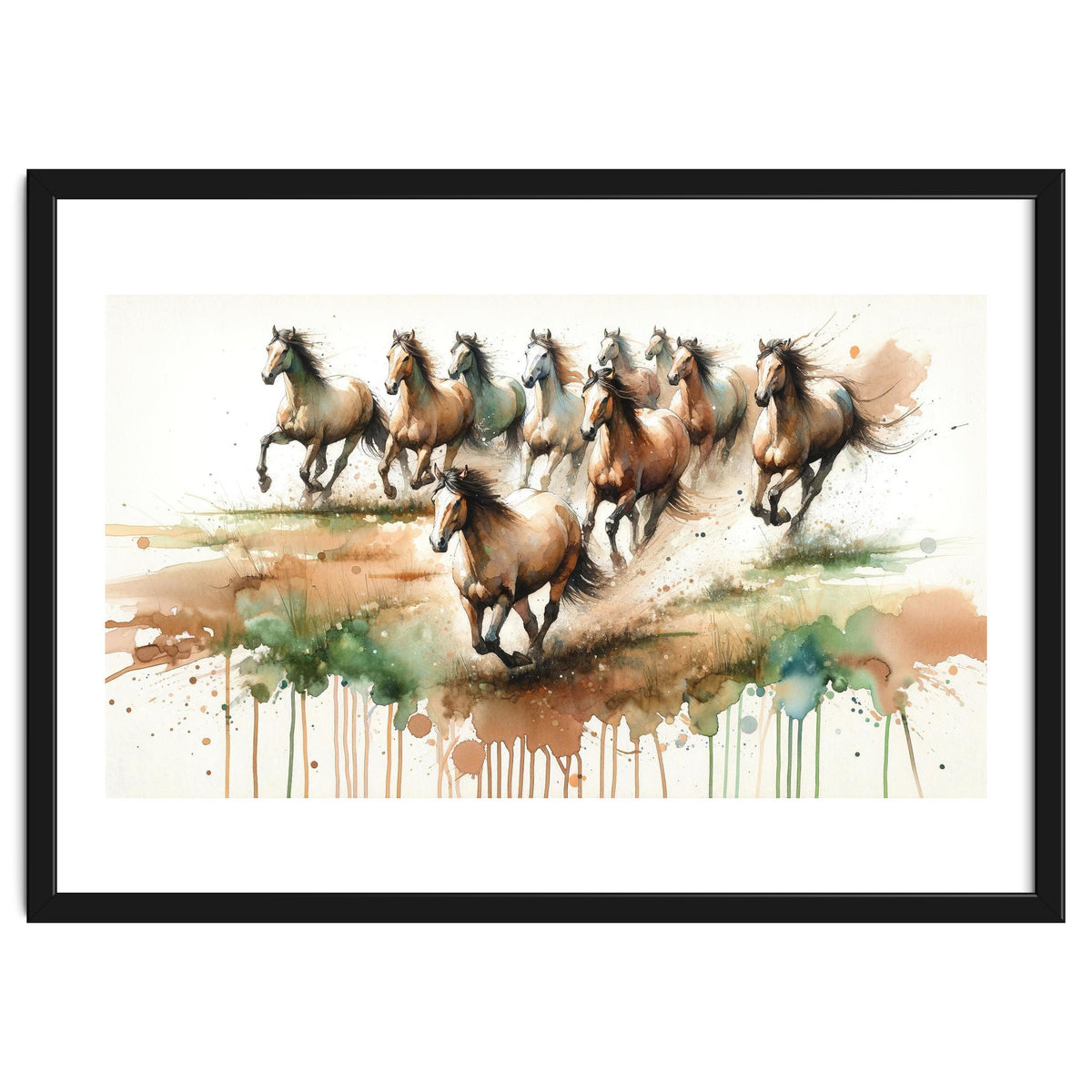 Galloping Horse Herd